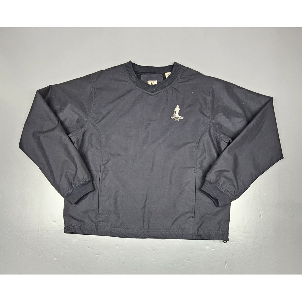 Pinehurst Tennis Club 1895 Pullover Mens Medium. Vintage Black Gear For‎ Sports